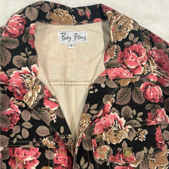 Vintage Paris Blues Crop Jacket - Picture 2 of 3